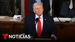 Estos Fueron Los Momentos De Tensión En El Discurso De Trump Noticias Telemundo