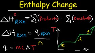 Enthalpy Change of Reaction & Formation - Thermochemistry & Calorimetry Practice Problems