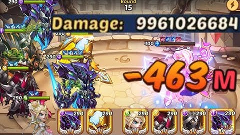 Idle Heroes Mod Vip 13 |  Boss Emily Damage 10 Billion | Kim Cuong Game