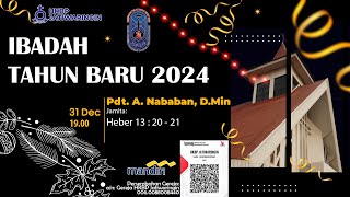 🔴LIVE! Ibadah HKBP Jatiwaringin Ibadah Malam Tahun Baru, 31 Desember 2023 Pukul 19.00 WIB