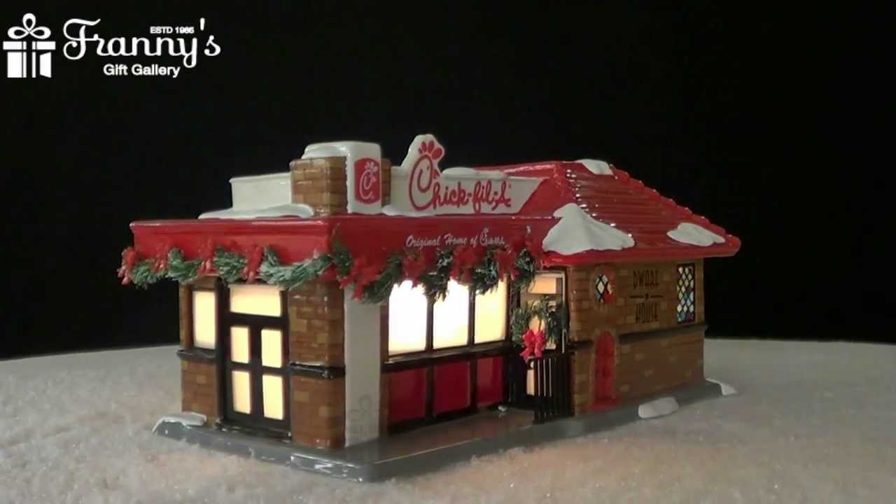 chick fil a department 56 4020219 youtube original christmas village department 56