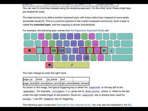 How to type faster with custom keyboard layers