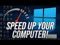How to Speed up your Computer/ laptop !