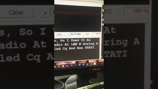 (1 of 2) Decoding CW with MRP40 software while using FT-991 and SDRPlay2 / SDRUno software