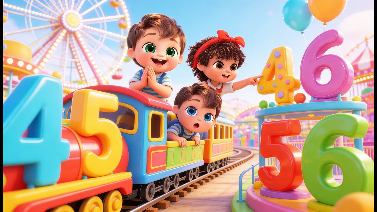 23 Zahlen Lied - zählen lernen mit Tieren und Co | Deutsch lernen für Kinder | 💛🌛⭐️ Singen, ⏰⏰