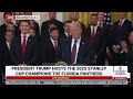 WATCH: President Trump Details the Florida Panthers Historic Championship Run - 01/15/26