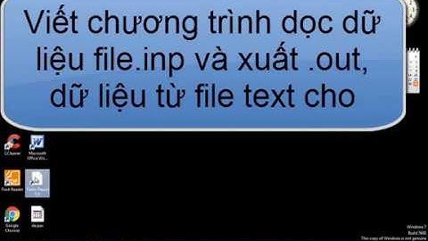 Bài tập pascal cơ bản /  Đọc dữ liệu mảng từ file .inp và xuất file .out trong pascal