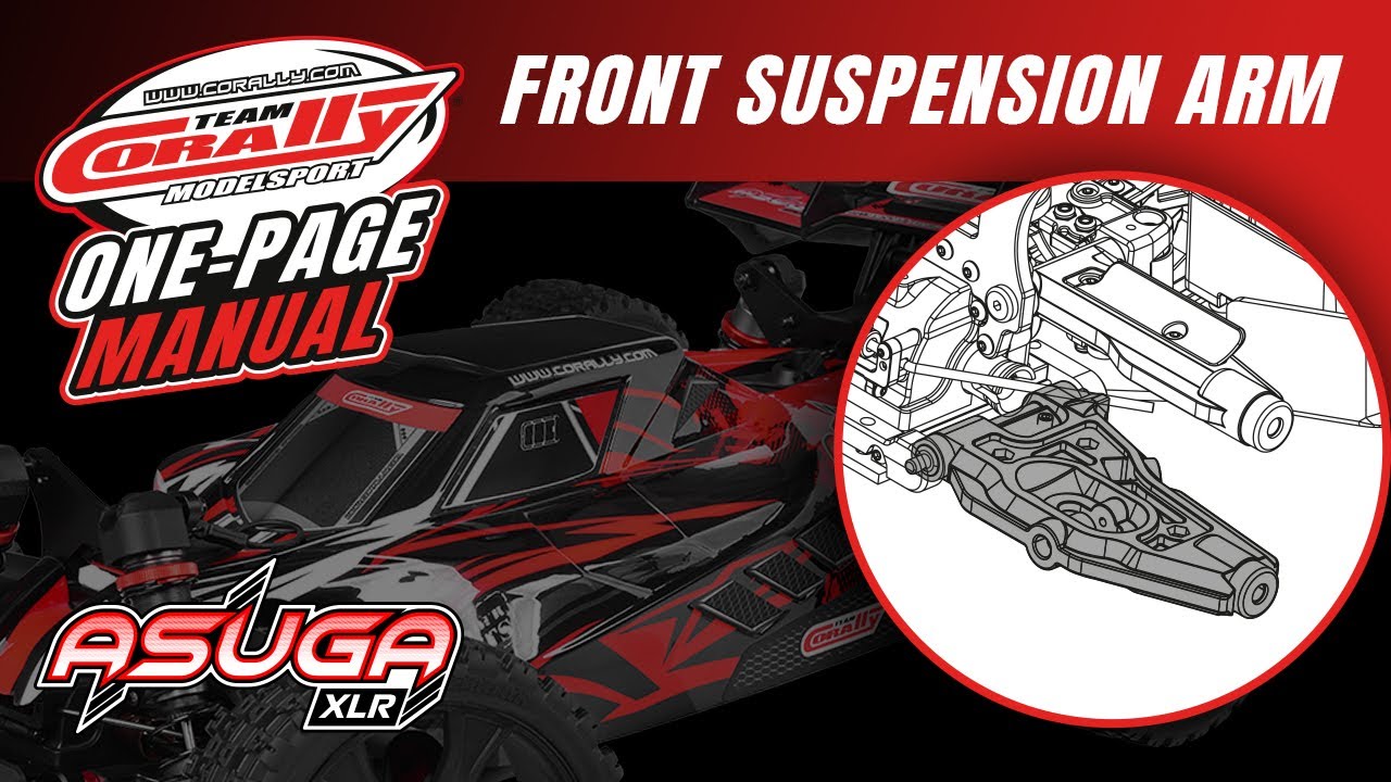 ASUGA XLR - One-Page Manual - Front Suspension Arm - YouTube