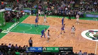 Mavs In 3-2 Zone Here, Hayward Nice Pocket-Pass To Rolling Theis