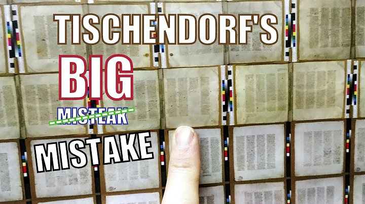 Tischendorf's Big Mistake