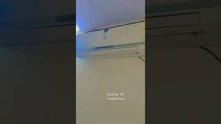godrej AC installation 🪛🛠️. #ac #repair #service #installation #youtube