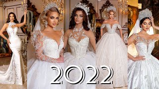 Modern royal wedding dresses 😍||#فساتين زفاف ملكية عصريه#2022💃