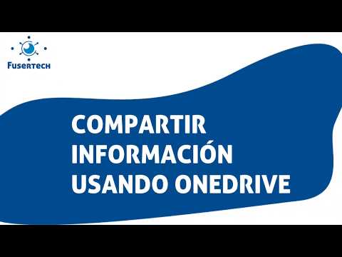 Cómo compartir archivos y carpetas en OneDrive