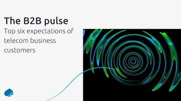 The B2B Pulse - Top six expectations of telecom’s business customers