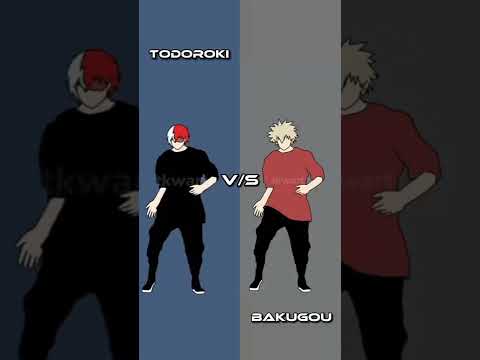 Todoroki Vs Bakugou Tiktok Dance Challenge| Mha Tiktok ShortsAnimeTiktok