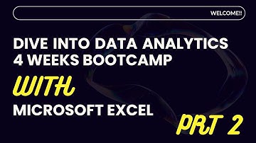 Data Analytics with Excel (Tour into Data Analytics Module 2 PRT 2)