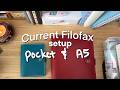 how I set up & use my Filofax pocket & A5 organizers📚🍎