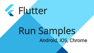 Flutter Run Samples (色々なサンプルプロジェクト)