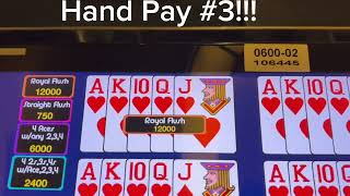EPIC Session with 3 Jackpots/Hand-Pays playing Video Poker!