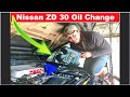 How To Do A ZD30 Oil Change and Filter - ( Simple Backyard Mechanics )