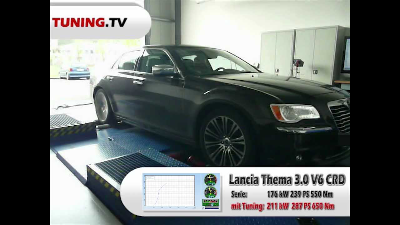 Chrysler 3.0 V6 Performance TUNING.TV: Leistungsmessung Lancia Thema (Chrysler 300C) 3.0 V6 CRD mit