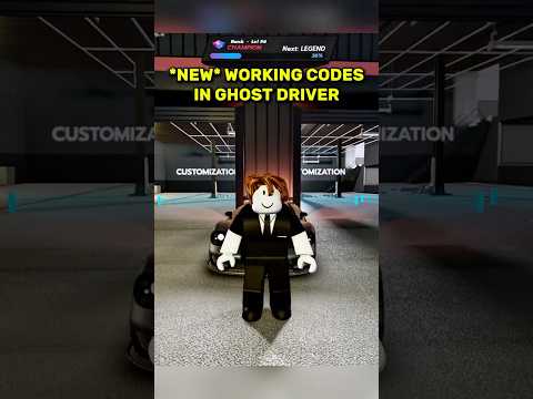 Working codes in ghost driver #shorts #roblox #robloxshorts