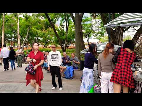 缘  喻米英 屯门公园表演  旺角菜街艺人singing 2018年10月20日