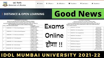 IDOL Mumbai University Exam 2022 New Updates | Exams Online होगा ! | Q & A |  @Imaduddin Educare