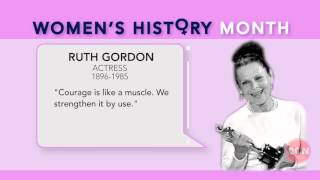 Women's History Month Video Profile: Ruth Gordon