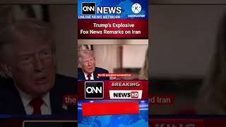Trump’s Explosive Fox News Remarks on Iran