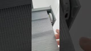How to centred fabric of zebra blinds 01