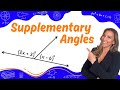 Supplementary Angles Problems