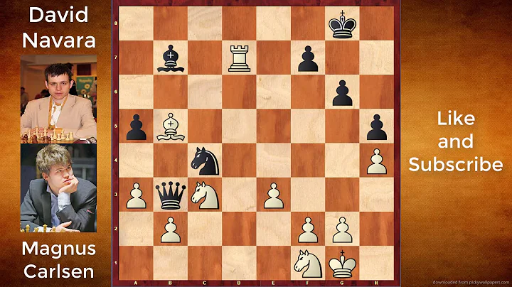 Magnus Carlsen Vs David Navara | ACCENTUS Grandmaster Tournament Biel 2018