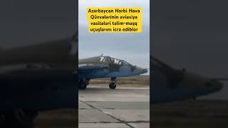 Azərbaycan Hərbi Hava Qüvvələrinin Aviasiya Vasitələri Təlim-Məşq Uçuşlarını Icra Ediblər.