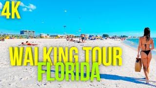 BEACHFRONT BLISS on a NOVEMBER WALKING TOUR of Treasure Island, FLORIDA