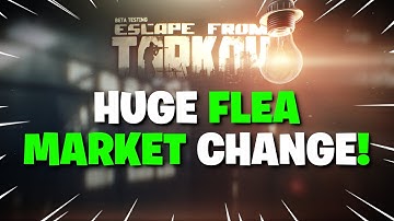 Escape From Tarkov PVE - HUGE Change To The FLEA MARKET! Certain Items UNLOCK At Certain LEVELS!