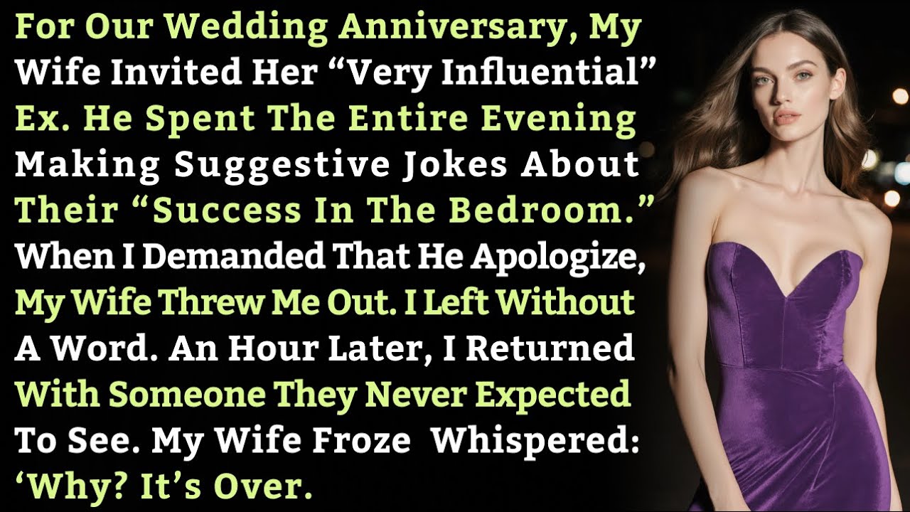 For Our Wedding Anniversary, My Wife Invited Her “Very Influential” Ex. He Spent The Entire...