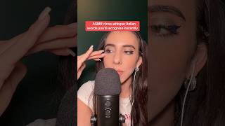 ASMR Close Whisper Italian Words You Use Every Day 🇮🇹