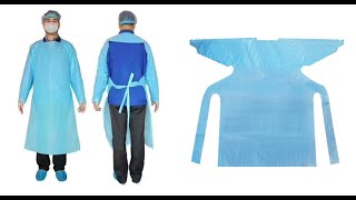 Disposable CPE Long Sleeve Aprons Making Machine
