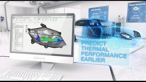 Automotive LED Lighting: Thermal CFD Simulation & Measurement Solutions