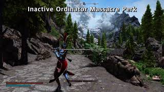 SKYRIM Ordinator Massacre Perk Animation