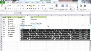 Belajar excel dcount,dsum,dmax,dmin,daverage
