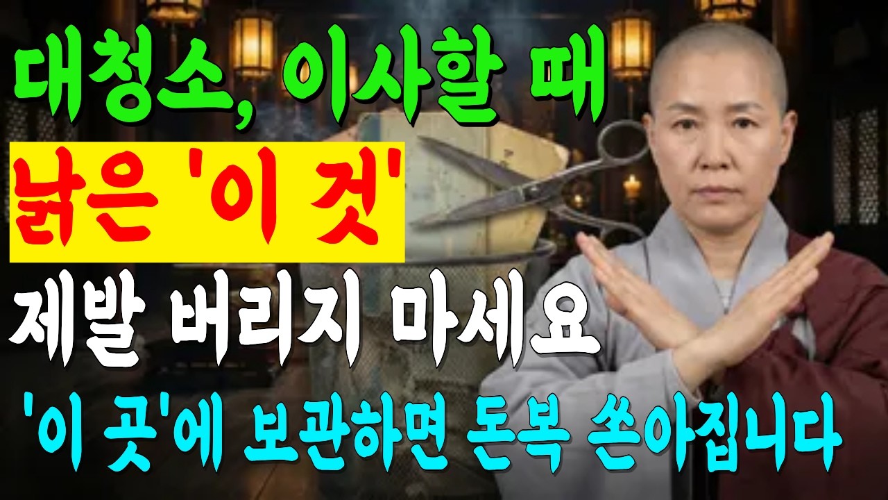 제발 무심코 '다 쓴 옛날 통장' 버리지 마세요! 2026년 조상님이 노하십니다. 당장 '이곳'에 두면 막혔던 재물운이 폭포수처럼 터집니다 | 재물운 | 풍수