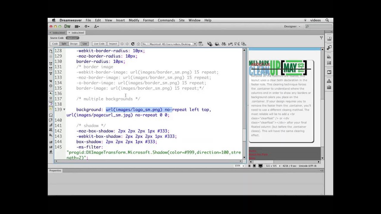 CSS3 Working with multiple background images - YouTube