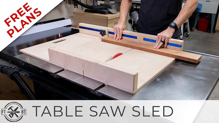 Simple Table Saw Sled with FREE Plans | DIY Woodworking