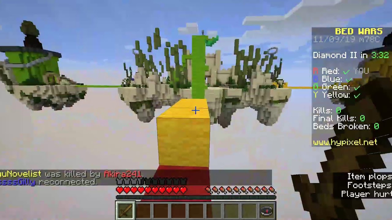 Minecraft Bedwars WATER!!!!!!! YouTube