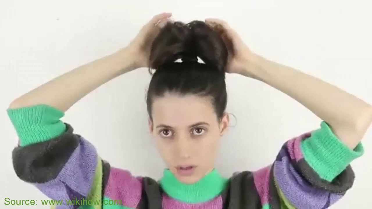 How To Make A Bow Out Of Your Hair YouTube