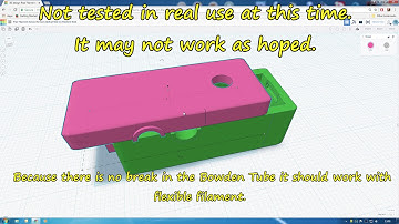 Pipe Filament Runout Sensors Optical Side on Filament feed Iteration 2