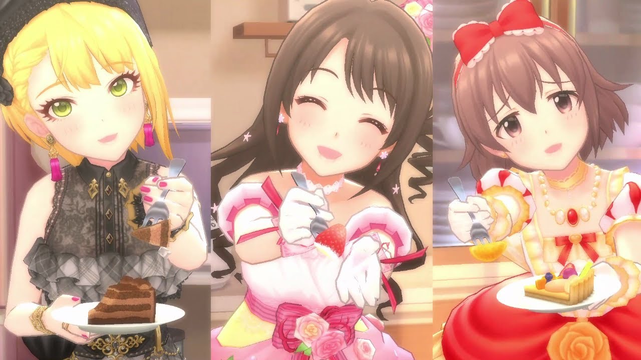 デレステ」ラビューダ♡トライアングル Game ver 島村卯月、宮本