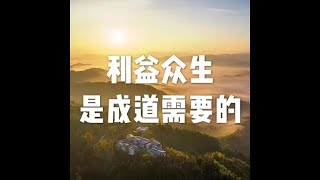 201703 利益众生是成道需要的22380